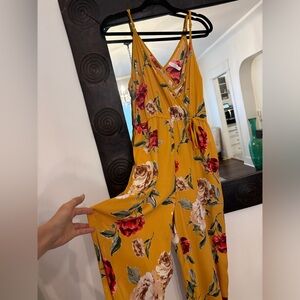 Floral jumpsuit